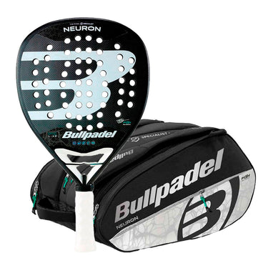 Raquete BULLPADEL NEURON 2024 CHINGOTTO + Bolsa para Raquete BULLPADEL BPP-24020 NEURON 2024 Preta FEDE CHINGOTTO