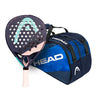 Pack pala Head Gravity Motion 2022 y paletero Head Team Padel Bag L Navy