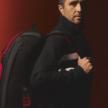 WILSON BELA V3 SUPER TOUR Padel Black/Red 2025 FERNANDO BELASTEGUIN (Racket Bag)