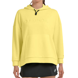 Sudadera mujer Bullpadel SILBA amarilla #Color_Amarillo
