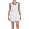 Vestido mujer Bullpadel TAMARIA blanco #Color_Blanco