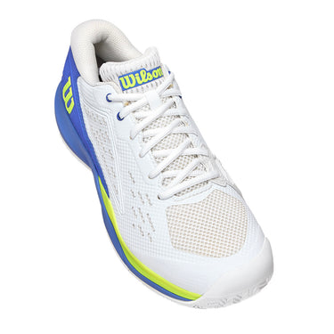 WILSON RUSH PRO ACE White/Blue FW25 (Scarpe)