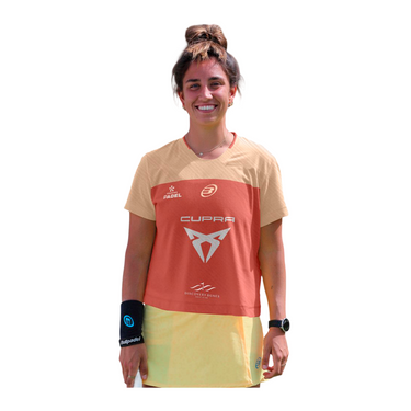 BULLPADEL AZABAL Naranja SS26 BEA GONZALEZ (Camiseta Oficial)