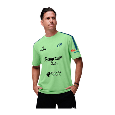 BULLPADEL MONTSE Verde SS26 PAQUITO NAVARRO (Camiseta Oficial)