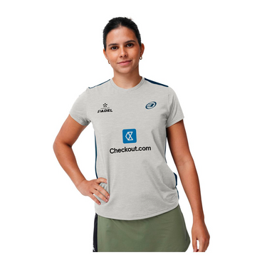 BULLPADEL PALACEL Beige SS26 DELFI BREA (Camiseta Oficial)