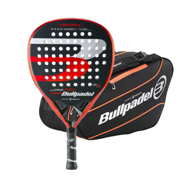 Pala BULLPADEL VERTEX Junior Boy 22 + BULLPADEL BPP-23015 TOUR Negro 2023