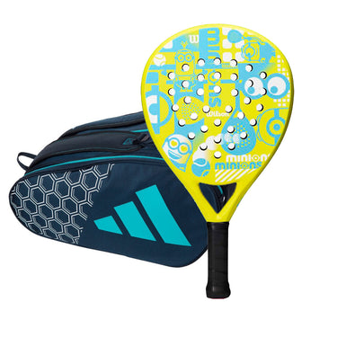 Pala WILSON MINIONS 2.0 JR + Paletero ADIDAS CONTROL 3.2 Navy