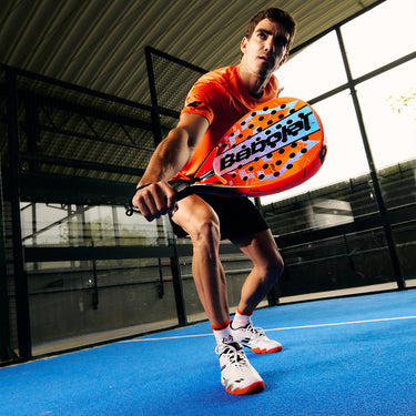 BABOLAT JET PREMURA 3 Homme Blanc/Orange SS26 JUAN LEBRON (Chaussures)