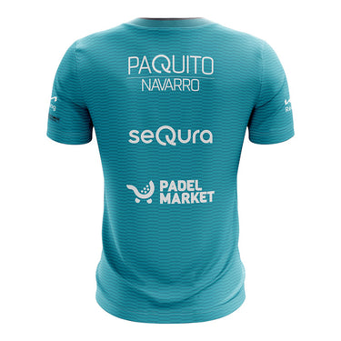 BULLPADEL MEIRA Azul Turquesa Junior FW24 PAQUITO NAVARRO (Camiseta Oficial)