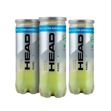 Pack 3 Botes 3 Pelotas HEAD PADEL PRO +